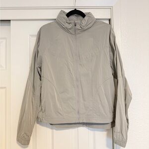Lululemon Lightweight Hooded Jacket Zip Up Windbreaker - Color: Dune